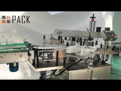 Automatische hochpräzise zweiseitige Schampoo-Reinigungsmittel-Ölsauce-Flaschen-Kennzeichnungsmaschine