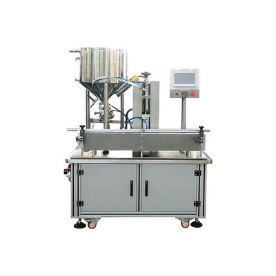 5g-50g Einkopflochenpumpe Lotion Glascreme Kosmetikgläserfüllmaschine