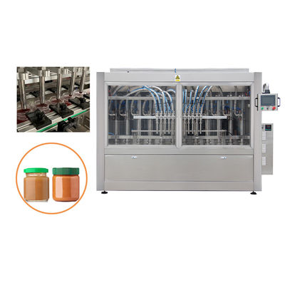 Automatische Servomotorkolben Lineare Apfelsauce Glaskrugfüllmaschine mit Plc Steuerung