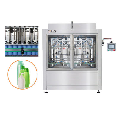 Flaschenfüllmaschine mit flüssigem Kolben Automatischer Servomotor Kolben 6 Kopf Flüssigkeit 1 Gallone