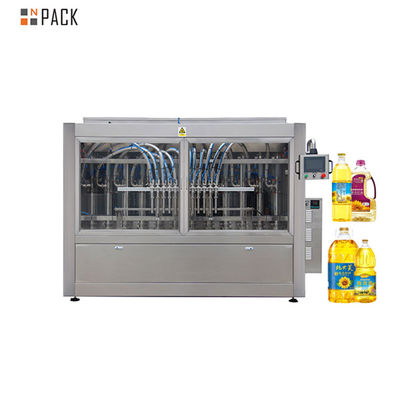 Automatische Ölfüllmaschine aus Edelstahl 304/316 mit Servomotor, mit PLC+ Touchscreen-Steuerung