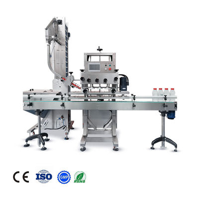 Automatische Anpassungsmaschine für Kunststoffkappen-Montagemaschine. Kunststoff-Wasserflaschen-Verschließmaschine
