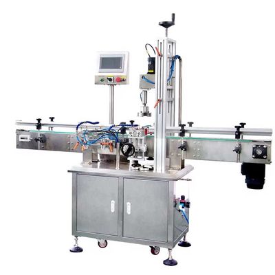 Automatische Schraubverschlussmaschine mit einem Kopf für Flaschen