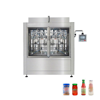 Automatische Gläserlineare Servomotor-Füllmaschine für dicke Bbq-Soja-Soße aus Kunststoff