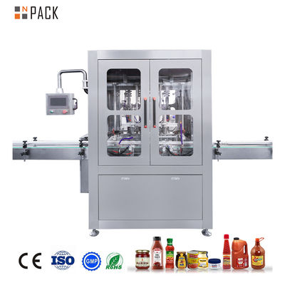 NPACK vollautomatische Chili-Sauce Flasche Topffüllmaschine