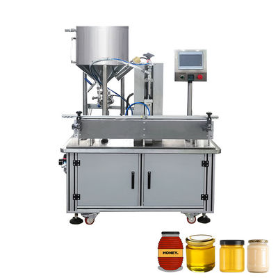 Npack Automatische Einfachdüse Marmelade Honig Paste Pumpe Glasgläser Füllmaschine für Gläser