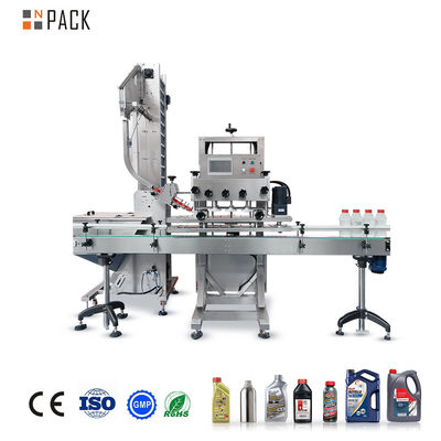 Npack Full Auto 1000-5000ml Flaschenkappen Montage-Maschine mit 6 linearen Rädern und Online-Anleitung