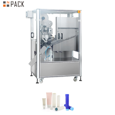 Npack Kosmetische Gesichtscreme Zahnpasta Aluminium Rundrohr Etikettiermaschine Kunststoff Weichrohr Etikettiermaschine